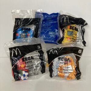 New 2003 McDonald Happy Meal Sega Sonic Super Monkey Ball Handheld Mini Game Lot